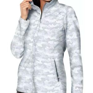 Free Country Women's Light Gray Camo Wind Breaker Rain/Jacket